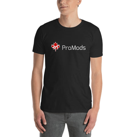 带有ProMods加拿大完整标志的中性款T恤
